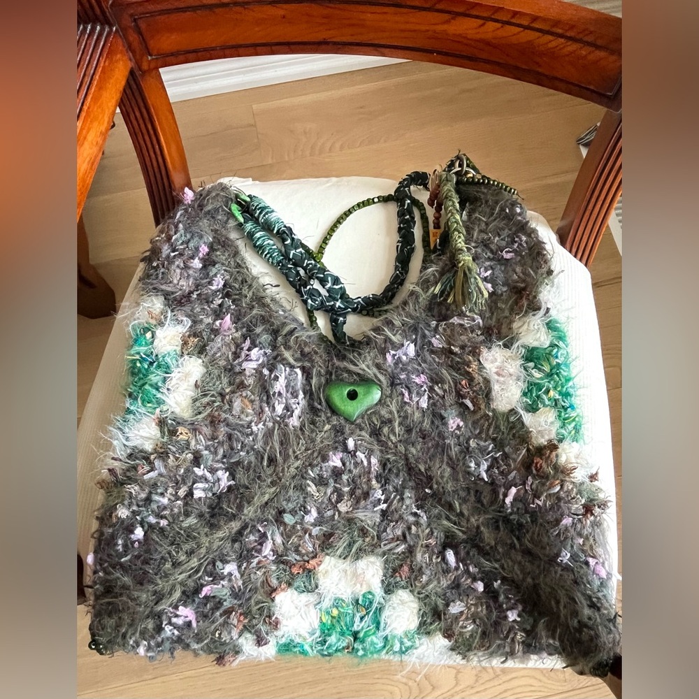 Handcrafted Multicolor Boho Bag - Picture 13 of 16